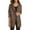 Khaki, variant on Womens Button-Up Cardigan Sweater Coats Fall Winter Solid Color Sweater Hooded Jackets Mid-Length Light Weight Outwear with Pockets