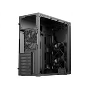 DIYPC DIY-S05-BK Black USB3.0 Steel ATX Mid Tower Computer Case, 3 x120mm Black Fan (2 x front, 1x Rear Pre-Installed)