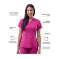 thumbnail image 3 of Adar Pro Scrubs for Women - Tailored Peplum Scrub Top, 3 of 7
