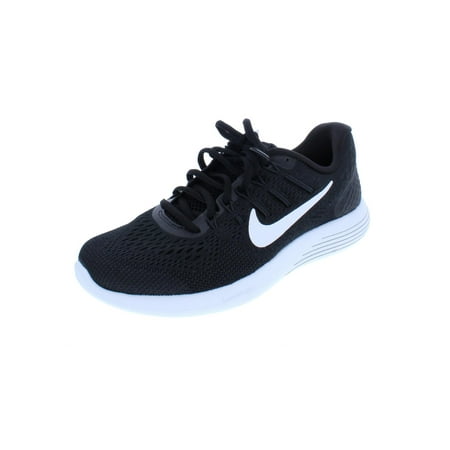 Nike Womens Lunarglide 8 Knit Colorblock Running Shoes Black 10 Medium (B,M)