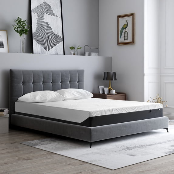 Harper & Bright Designs 10-Inch Plush Comfort Gel Memory Foam Mattress, King