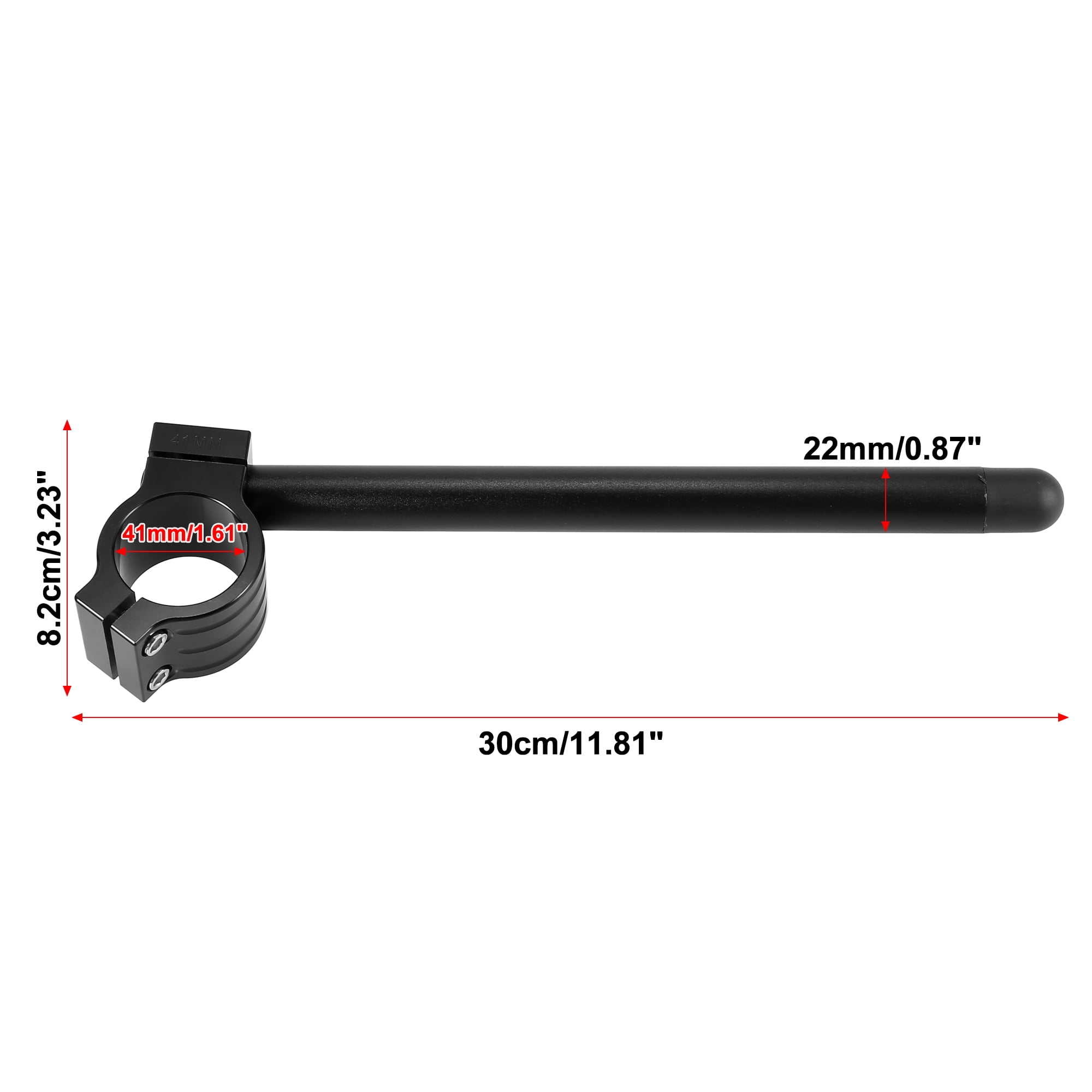 Unique Bargains 1 Pair 41mm Motorcycle Handlebar Adjustable Motorbike Motorcycle Handle Bar Universal Replacement Black