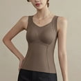 thumbnail image 4 of Lovzfmll Women's Delicate Lace Thermal Tank Top with V-Neck, Seamless Construction with Built-in Bra and Fleece Lining for Cold Days, 4 of 5