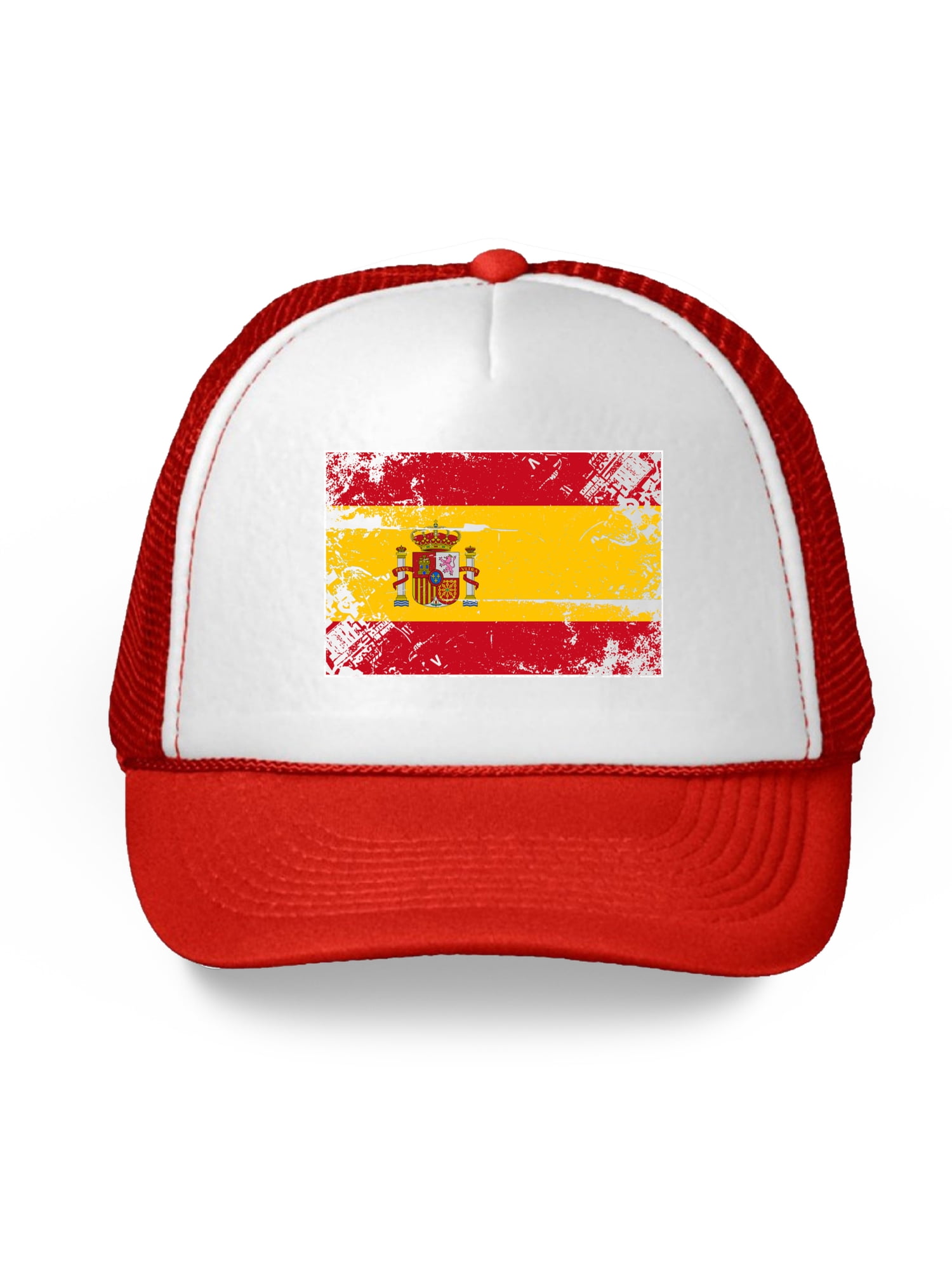 Spain Spanish Country Flag Bike Motorcycle Hat Cap lapel Pin 