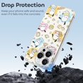 thumbnail image 4 of Funda de TPU Pochacco para iPhone 16 Pro: ultrafina, a prueba de golpes, antiamarilleo, resistente a arañazos, compatible con carga inalámbrica, agarre mejorado, estilo transparente., 4 of 7