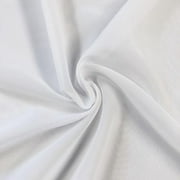 FWD 58" 100% Polyester Chiffon Sewing & Craft Fabric By the Yard, White