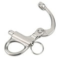 thumbnail image 3 of XingJian LLC 316 Stainless Steel Fixed Quick Release Snap Hook for Mountaineering and Rock Climbing, 3 of 10