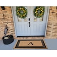 thumbnail image 6 of A1HC Natural Coir Monogrammed Entrance Door Mats, Durable Large Outdoor Rug, Non-Slip, Flock Doormat, Thin-Profile Heavy Duty Door Mat, Indoor Outdoor Front Door, High Traffic Areas, 24" X 39", 6 of 7