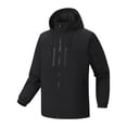 thumbnail image 5 of Plus Size Men's Lightweight Windbreaker Jacket Outdoor Hiking Mountaineering Cycling Running Work Coat Shell 100% Polyester Windproof Water Repellent Casual Travel Duty Gear, 5 of 5