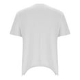 thumbnail image 5 of Yigetop Plus Size T Shirts for Women Women Plus Size Tops Cut Out V Neck 3/4 Sleeve Blouses Casual Tunic Tops To Wear with Leggings Women T Shirt White 2XL, 5 of 7