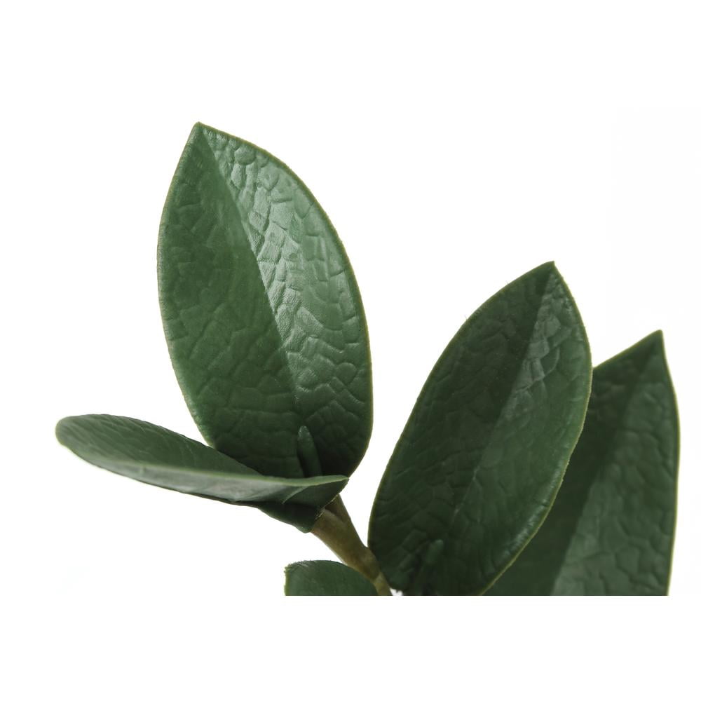 Artificial Plant, 29" Tall, Zz Tree, Indoor, Faux, Fake, Floor, Greenery, Potted, Real Touch, Decorative, Green Leaves, Black Pot
