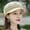 Beige, variant on Women Summer Straw Newsboy Cap Beret Breathable Mesh Octagonal Cap Sun Hat Beach Hats for Women
