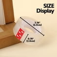 thumbnail image 2 of BAZIC Transparent Tape Refill 3/4" X 1000", Glossy Finish, (3/Pack), 2-Packs, 2 of 7