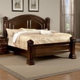 thumbnail image 5 of California King Bed with Paneled Details and Camelback Headboard, Brown, 5 of 7