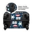 thumbnail image 3 of Goofa Dental Pattern Luggage Covers For Suitcase,Suitcase Cover Protector Fit 18-32 Inch Luggage-Large, 3 of 9