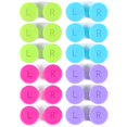 thumbnail image 1 of Estuche para lentes de contacto KISEER Colorful Soak, kit de almacenamiento x12, 1 of 7