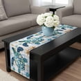 thumbnail image 5 of Boho Blue Sea Turtle Table Runner 13x60 Inch Floral Wood Grain Starfish Vintage Table Runner Non-Slip Dresser Scarves for Holiday Decorations, Party, Dinner and Gatherings, 1 Pack, 5 of 8