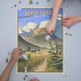 thumbnail image 3 of Mesa Verde National Park, Colorado, Lithograph (1000 Piece Puzzle, Size 19x27, Challenging Jigsaw Puzzle for Adults and Family, Made in USA), 3 of 4