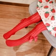 thumbnail image 5 of Okbabeha Kids Toddler Girls Stockings Tights Leggings Ribbed Knit Footed Pantyhose Warm Socks Pants Fall Winter Outfit Clothes, 5 of 5