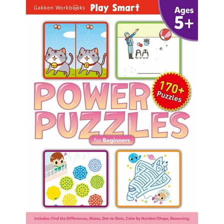 Play Smart Power Puzzles for Beginners: Ages 5  (Paperback)