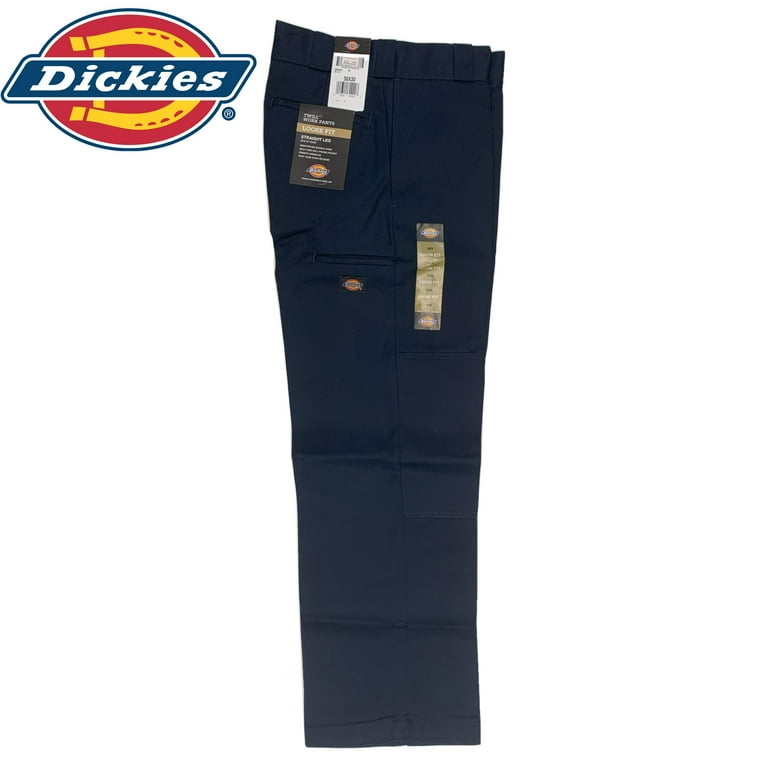 Dickies Men's Loose Fit Double Knee Work Pants, Charcoal