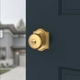 thumbnail image 5 of Baldwin Reserve Enroutar112 Entry Round Knob And Traditional Arch Rose With 6Al Latch And Dual Strike Venetian Bronze Finish, 5 of 7