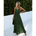 thumbnail image 2 of Vestido PRETTYGARDEN Maxi Verde sin Mangas con Tirantes Espagueti Talle M, 2 of 4