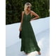 thumbnail image 2 of Vestido PRETTYGARDEN Maxi Verde sin Mangas con Tirantes Espagueti Talle M, 2 of 4
