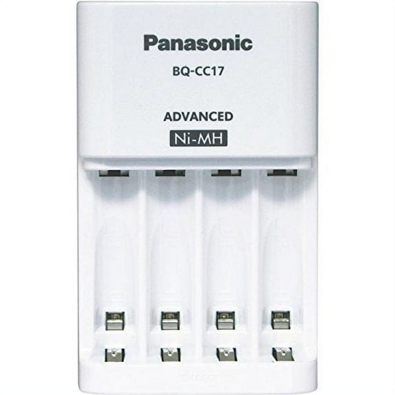 Panasonic eneloop Advanced Individual Ni-MH Battery Charger White   Battery case