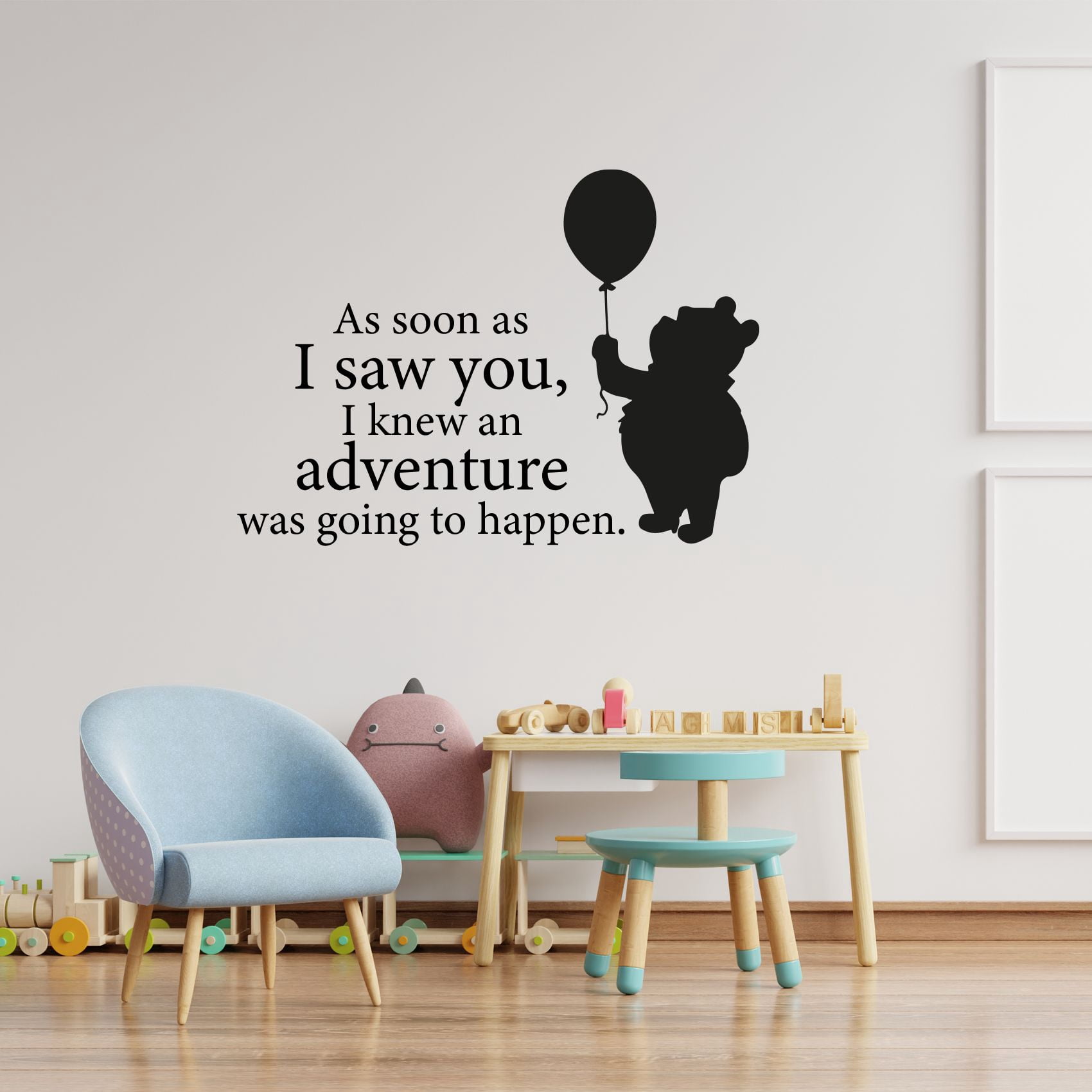 Going To Happen Winnie Pooh Life Postive Quote Cartoon Wall Sticker Art Decal for Girls Boys Room Bedroom Nursery Kindergarten House Fun Home Decor Stickers Wall Art Vinyl Decoration Size (27x30 inch)