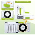 thumbnail image 4 of Vegetable Spiralizer 5 Blades Vegetable Spiralizer Spaghetti Spiral Mandoline Vegetable Cutter Spaghetti Vegetable Spaghetti Preparation, 4 of 5