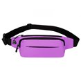 thumbnail image 1 of Bolso impermeable de la cintura del teléfono móvil de los deportes del trabajo que corre el bolso de los hombres pequeños de moda púrpura, 1 of 5