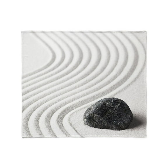 CafePress - Zen Garden Throw Blanket - Soft Fleece Throw Blanket, 50"x60" for All Ages