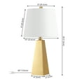 thumbnail image 3 of JONATHAN Y Owen 20.5" Contemporary Resin LED Table Lamp, Gold Painting, JYL1038A, 3 of 9