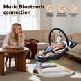 thumbnail image 3 of Columpio Eléctrico para Bebé Viriwebaby 5 Velocidades Bluetooth Azul Oscuro, 3 of 8