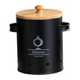 thumbnail image 4 of Kitchen Vegetable Storage Tin Metal Potato Onion Garlic Storage Bin for Home Black Medium, 4 of 8