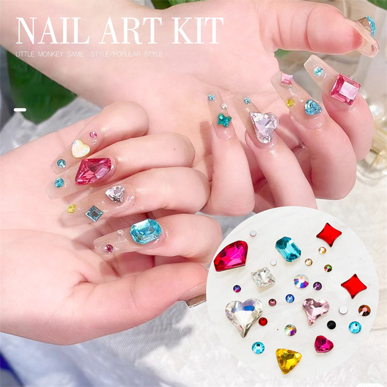 Nail Letter And Nail Stickers Stickers for Nail Need Drill Bit Nail Constellation Nail Stickers Nail Tech Necessities Acrylic Bead Practice Sheet for Nails Stencil Stickers for Nails Nail