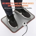 TISHIJIE Electric Heated Foot Warmer Mat Toes Warming Heater, Heated