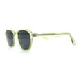 thumbnail image 6 of Gentlemanly Keyhole Bridge Thin Horn Rim Hipster Fashion Sunglasses Light Green - Black, 6 of 8