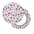 thumbnail image 2 of Balery Happy Columbus Day Fundas de asiento para taburete de bar redondo de tela de terciopelo ajustables que protegen de arañazos y manchas para sillas de 14 a 17 pulgadas.-13 inch, 2 of 7