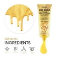 thumbnail image 5 of AZURE 24K Gold Firming Peel Off Face Mask- Anti Aging, Lifting, Illuminating & Revitalizing - Removes Blackheads, Dirt & Oils - With Hyaluronic Acid and Collagen - Skin Care Made in Korea - 150mL / 5., 5 of 7