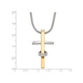 thumbnail image 2 of Collier Pendentif Croix pour Homme en Acier Inoxydable avec Chaîne (18 Pouces), 2 of 3