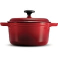 thumbnail image 2 of Tramonti 3.5-Quart Emeled Cast-Iron Round Dutch Oven, 2 of 6