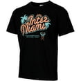 thumbnail image 2 of Men's Black Inter Miami CF  Retro Palm Heavy Relaxed T-Shirt, 2 of 4