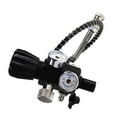 thumbnail image 2 of Adaptador de recarga de estación de calibre doble Regulador portátil Válvula duradera de liberación rápida 18UNF Cola Válvula de carga, 2 of 8