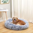thumbnail image 2 of Calming Donut Dog Bed es Round Fluffy for Large Dogs -Anxiety Plush Machine Washable ( Large), 2 of 8
