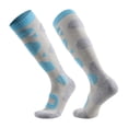 thumbnail image 3 of Calcetines Esquí Térmicos Invierno Gruesos Senderismo Hasta La Rodilla para Hombres Y Mujeres () Blanco, 3 of 7