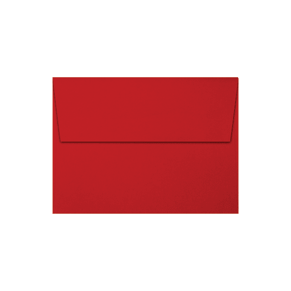 A6 Invitation Envelopes (4 3/4 x 6 1/2) Holiday Red (250 Qty