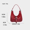 thumbnail image 4 of Bolsos de hombro famosos para mujer, bolsos y carteras de cuero genuino de diseñador de lujo, tendencia de moda 2024, bolsos con tachuelas, 4 of 5