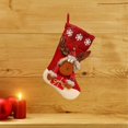 thumbnail image 4 of de calcetín navideño Bolsa de para dulces Decoraciones para árboles navideños Adornos colgantes navideño para perfecl Calcetines de media del festival, 4 of 8